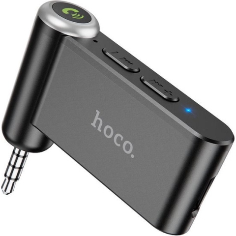 Hoco Bluetooth 5.0 Audio Receiver Auto met 3.5mm Jack AUX Aansluiting