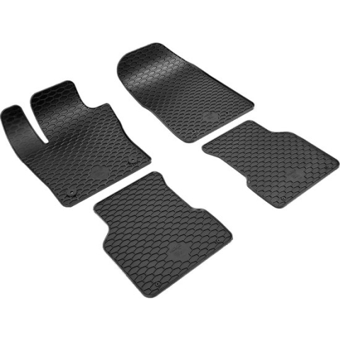 DirtGuard rubberen voetmatten geschikt voor Jeep Compass 01/2016-Vandaag, Alfa Romeo Tonale 03/2022-Vandaag