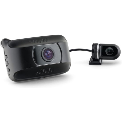 Caliber Dashcam Voor Auto - Voor en Achter - G-sensor - 2.7 Inch LCD Scherm - 1080P Parkeermodus met Bewegingsdetectie - Achteruitkijk camera - Loop Recording - Micro SD opslag (DVR125DUAL)