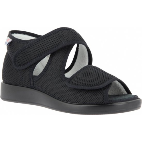 Varomed - Hamburg - Verbandschoenen - Sandalen extra breed - Zwart