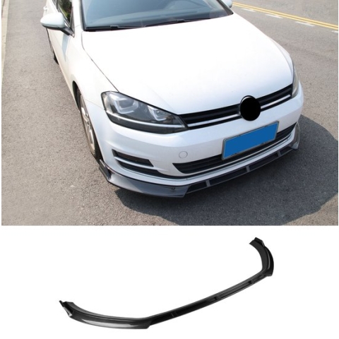 Volkswagen Golf 7 MK7 TSI TDI Standaard Cup Spoiler Voorspoiler Splitter Lip Carbon Look