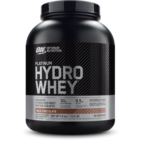 Optimum Nutrition Hydrowhey - Eiwitshake / Proteine Poeder - Milk Chocolate - 100% Whey Isolaat - 1600 gram (40 shakes)