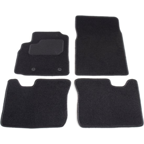 Automatten op maat - zwart stof - geschikt voor Toyota Yaris 1999-2005 5-deurs