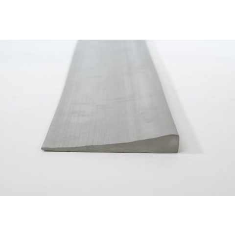 Rubber drempelhulp 1,6 x 15 x 100 cm met lijmlaag (grijs)