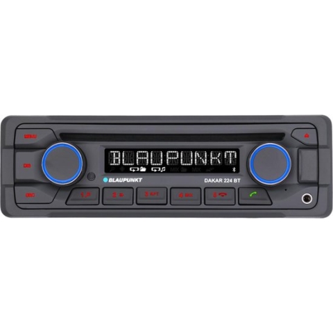 Blaupunkt Dakar 224 BT Autoradio enkel DIN Aansluiting voor stuurbediening, Bluetooth handsfree, Incl. afstandsbediening
