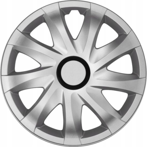 NRM - wieldoppen 14" - zilver - set van 4 stuks - ABS / Duurzaam / Resistant