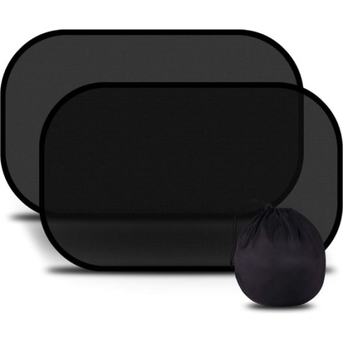 zonnescherm voor in de auto, voor baby‘s en kinderen, met gecertificeerde uv-bescherming, zelfklevende zonwering (M)