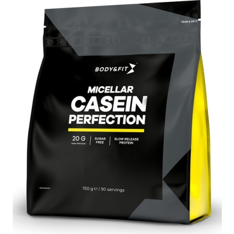 Body & Fit Micellar Casein Perfection - Proteine Poeder / Eiwitshake - 750 gram - Vanille Milkshake
