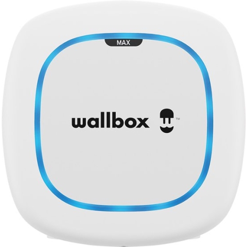Wallbox Wallbox Pulsar Max Wit - Type 2 kabel Maximale Laadvermogen: 32A, 3 fasen, Load Balancing: Nee, Kabellengte: 5 meter, Kleur: Wit