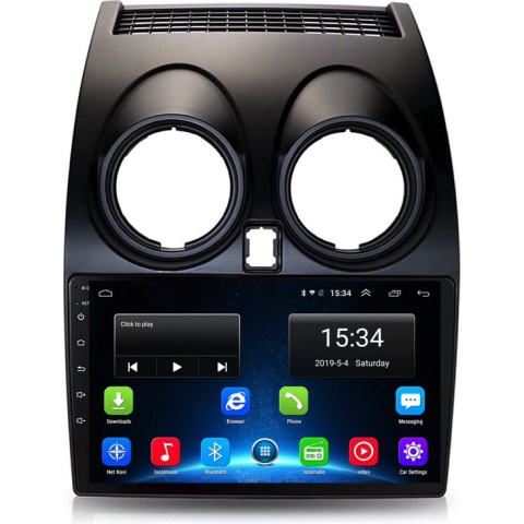 Navigatie radio Nissan Qashqai 2007-2013, Android OS, 9 inch scherm, GPS, Wifi, Mirror lin