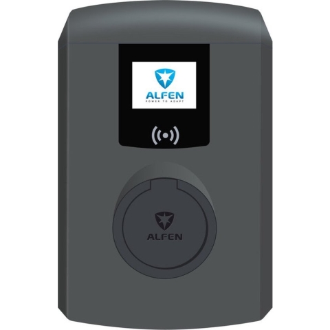 Alfen Eve Single Pro-line | 11kW | 3-fase | RFID | 16A | Load Balancing | Socket | Grijs