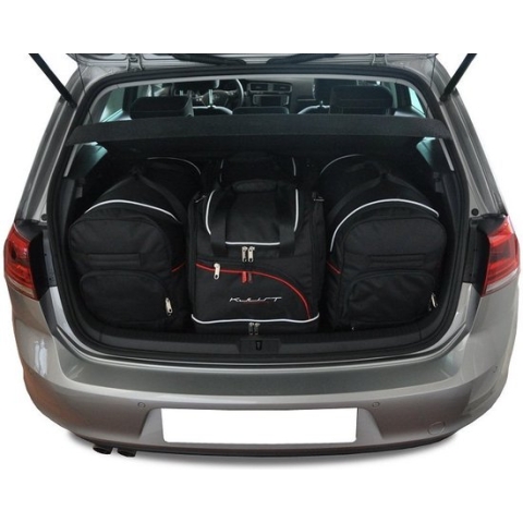 VW GOLF 7 HATCHBACK 2012-2020 4-delig Reistassen Set Auto Interieur Organizer Kofferbak Accessoires