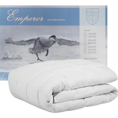 Emperor Donzen Dekbed Enkel - 90% Eendendons - Eenpersoons - 140x220 cm - Wit
