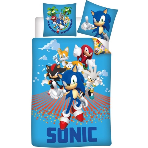 Sonic Dekbedovertrek Always Running - Eenpersoons - 140 x 200 cm - Polyester