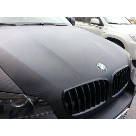 AutoStyle 3D Carbonfolie 152x200cm Zwart, zelfklevend