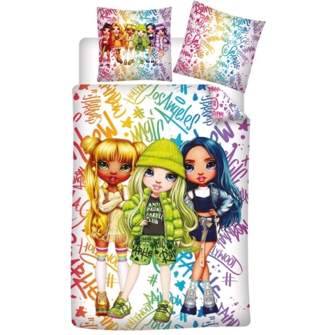 Rainbow High Dekbedovertrek - Eenpersoons - 140 x 200 cm - Polyester