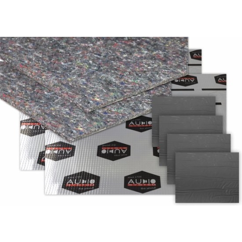 Audiosysteem Deurkit - 2x Silence Fleece/4x Alu Sheet 250/2x Alubutyl 1500