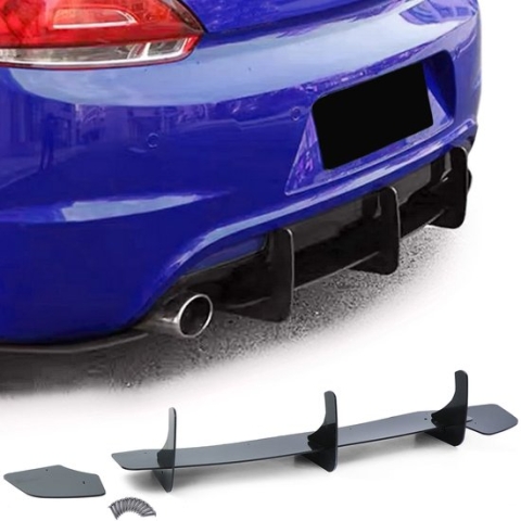 VW Scirocco R20 R 2008 t/m 2017 Diffuser Splitter Achterbumper Valance Spoiler Styling Tuning