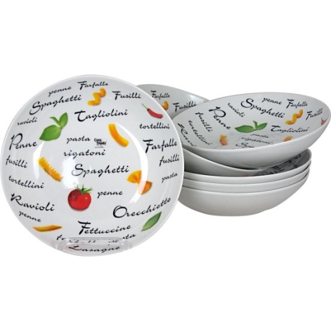 Cosy & Trendy Pastabord - Ø 20 cm x 4.5 cm - Set-6
