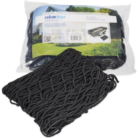 Relaxdays Aanhangernet 3x2 meter - bagagenet aanhanger - lading vastzetten - rekbaar