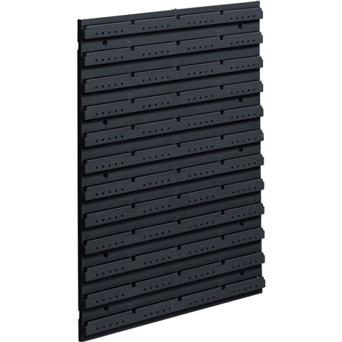 Allit 457090 Wandrek voor stapelbox Zwart 1 stuk(s)