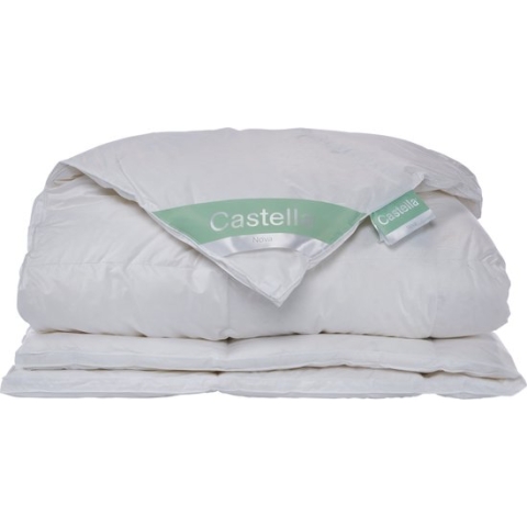 Castella Sirius All Year Dekbed | 240x220 cm - 90% Eendendons Lits-jumeaux Dekbed - Extra Lang - Enkel Dekbed voor alle Seizoenen - Anti-Huisstofmijt - Ventilerend & Absorberend