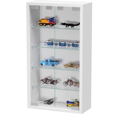 Vitrinekast staande hangende wandvitrine - 30 x 60 x 13 cm