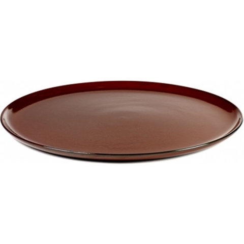 Serax Terres de Rêves bord- L- 26 cm - rust- set van 2