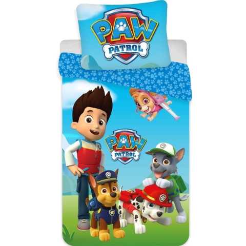 PAW Patrol Dekbedovertrek Outside - Eenpersoons - 140  x 200 cm - Katoen