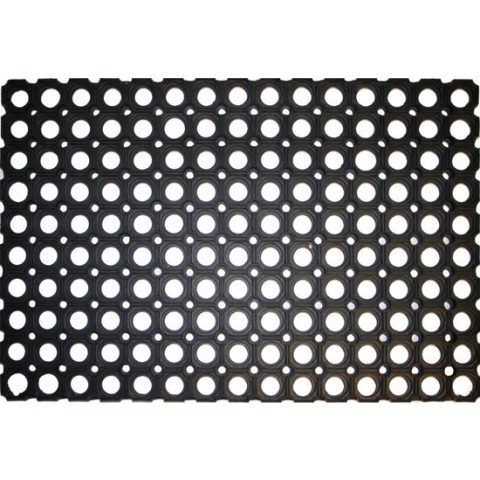 Benson Deurmat - Rubberring - 40 x 60 cm - Zwart