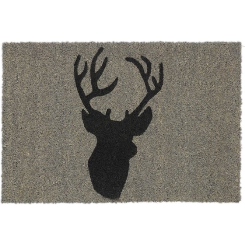 Relaxdays Deurmat kokos - buitenmat - kokosmat antislip - weerbestendig - 40 x 60 cm