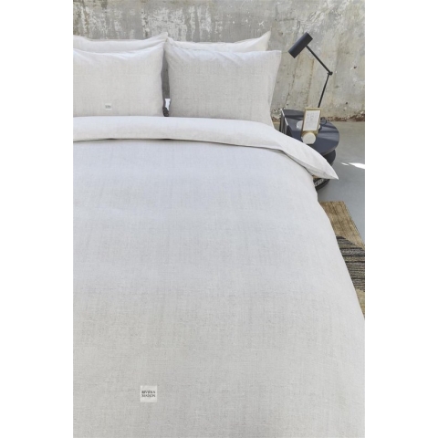 Riviera Maison Coughton Court dekbedovertrek - Lits-Jumeaux - 240x200/220 - Ecru