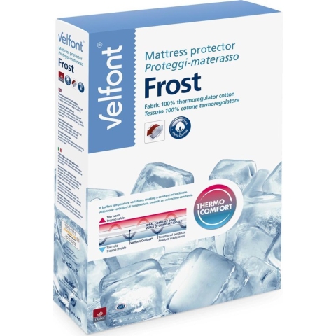 Velfont - Frost - Verkoelende Matrasbeschermer - Katoen - 180 x 200 cm