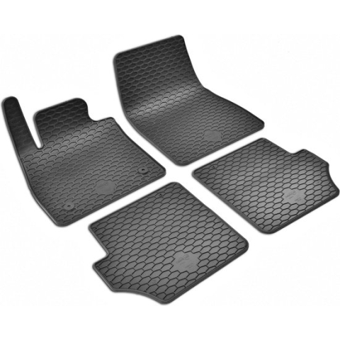 DirtGuard rubberen voetmatten geschikt voor Ford Fiesta VII (HJ, HF) 05/2017-Vandaag, Ford Puma 09/2019-Vandaag