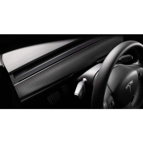 Echte Carbon Dashboard paneel voor Tesla Model 3/Y: Premium Interieur Upgrade Auto Interieur Accessoires Nederland en België