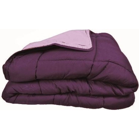 Bedrukt Dekbed Hoesloos Wasbaar Zonder Overtrek Extra Breed - Paars & Lila 160x220cm