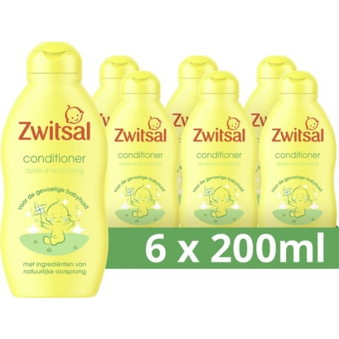Zwitsal Baby Conditioner - 6 x 200 ml - Voordeelverpakking