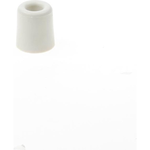 Deurbuffer rubber wit Ø 31x33 mm