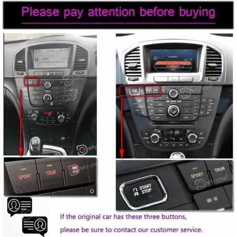 Opel Insignia 2008-2013 8core Android 10 navigatie en multimediasysteem 10,4 inch scherm 2+32GB Zwart