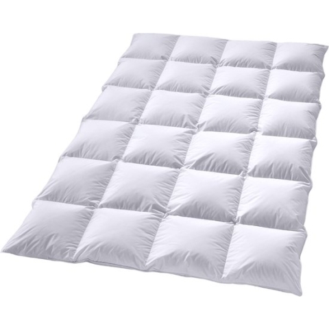 Dik Hollands Donzen 4-Seizoenen Dekbed -1-persoons (140x220 cm) - Warmteklasse 1 - Heerlijk Warm - Extra Dik