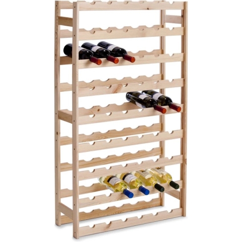 Wijnrek - 56 flessen - 118x68x25 cm - Wijnrek Hout - Flessenrek