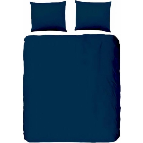 HIP Dekbedovertrek Uni 240x200/220 cm donkerblauw