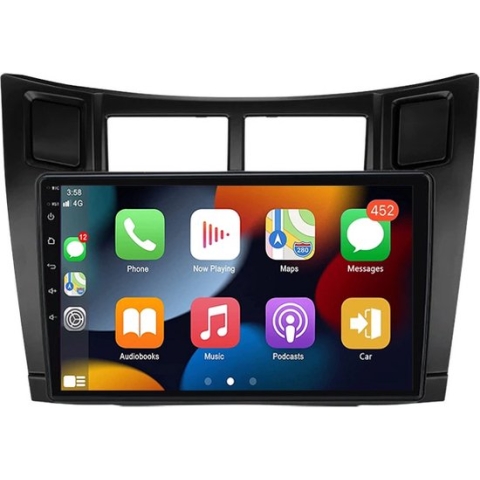 BG4U - Android Navigatie Radio geschikt voor Toyota Yaris 2005-2011 met Apple Carplay en Android Auto