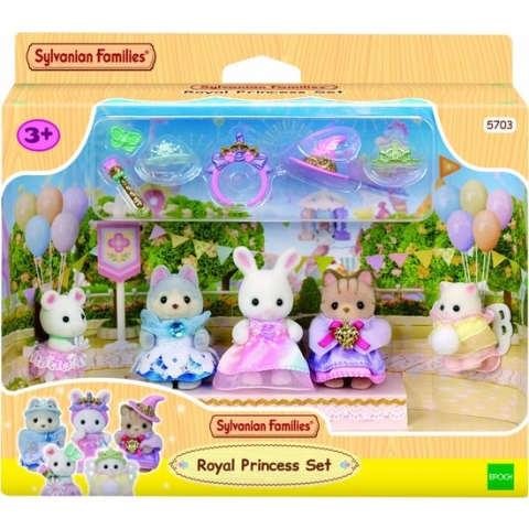 Sylvanian Families 5703 Koninklijke prinsesssenset- 5 fluweelzachte speelfiguren