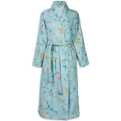 Badjas Pip Studio Les Fleurs - Blauw