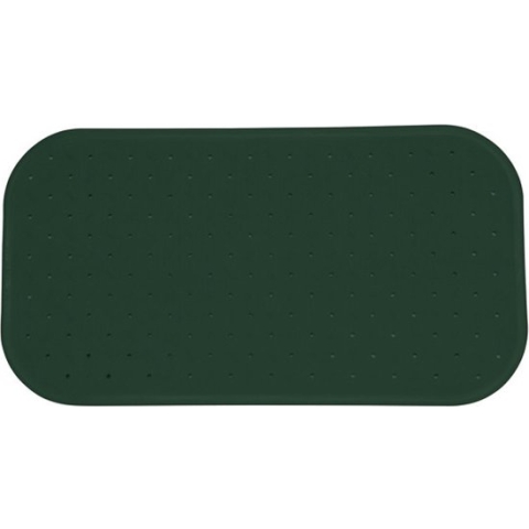 MSV Douche/bad anti-slip mat badkamer - rubber - groen - 36 x 76 cm - met zuignappen