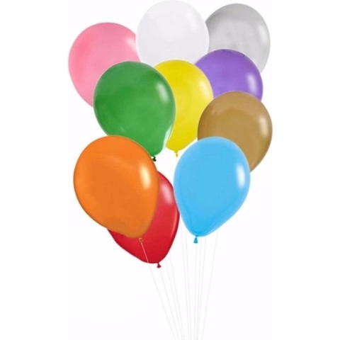 Gekleurde ballonnen 100 stuks
