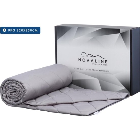 Novaline verzwaringsdekens - Weighted blanket  - Volwassenen - Verzwaringsdeken - 2 persoons dekbed - 15 kg - 220 x 230 cm