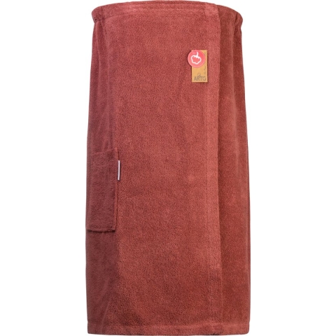 ARTG® Towelzz - Sauna Kilt - Dames - met Klittenband - Donker Rose - Old Pink - ( Borstomvang tot 150 cm )