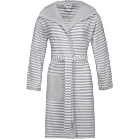 Badjas Striped Hoody - Stone - XL